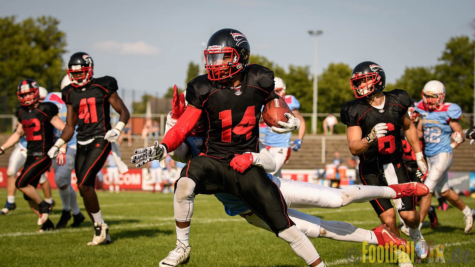 Düsseldorf Panther vs. Bonn Gamecocks - 27.08.2017 GFL2: Düsseldorf Panther vs. Bonn Gamecocks (58:12)