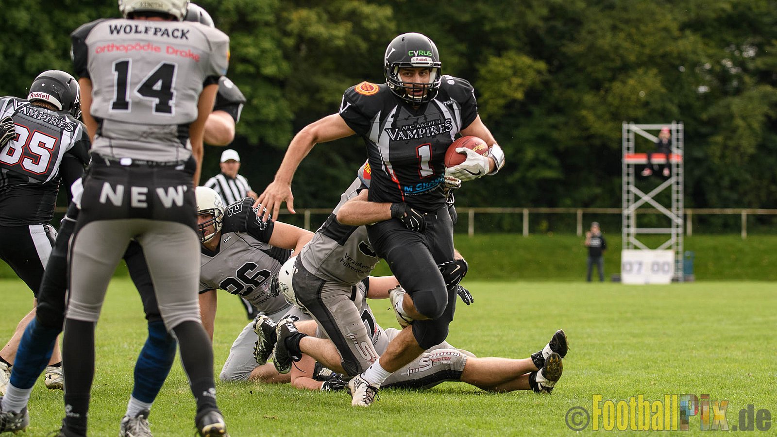 Aachen Vampires vs. Mönchengladbach Wolfpack - 10.09.2017 OL NRW: Aachen Vampires vs. Mönchengladbach Wolfpack (30:12)