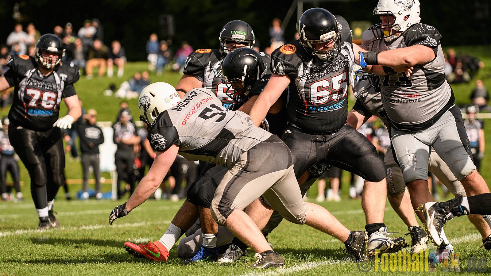 Aachen Vampires vs. Mönchengladbach Wolfpack - 10.09.2017 OL NRW: Aachen Vampires vs. Mönchengladbach Wolfpack (30:12)