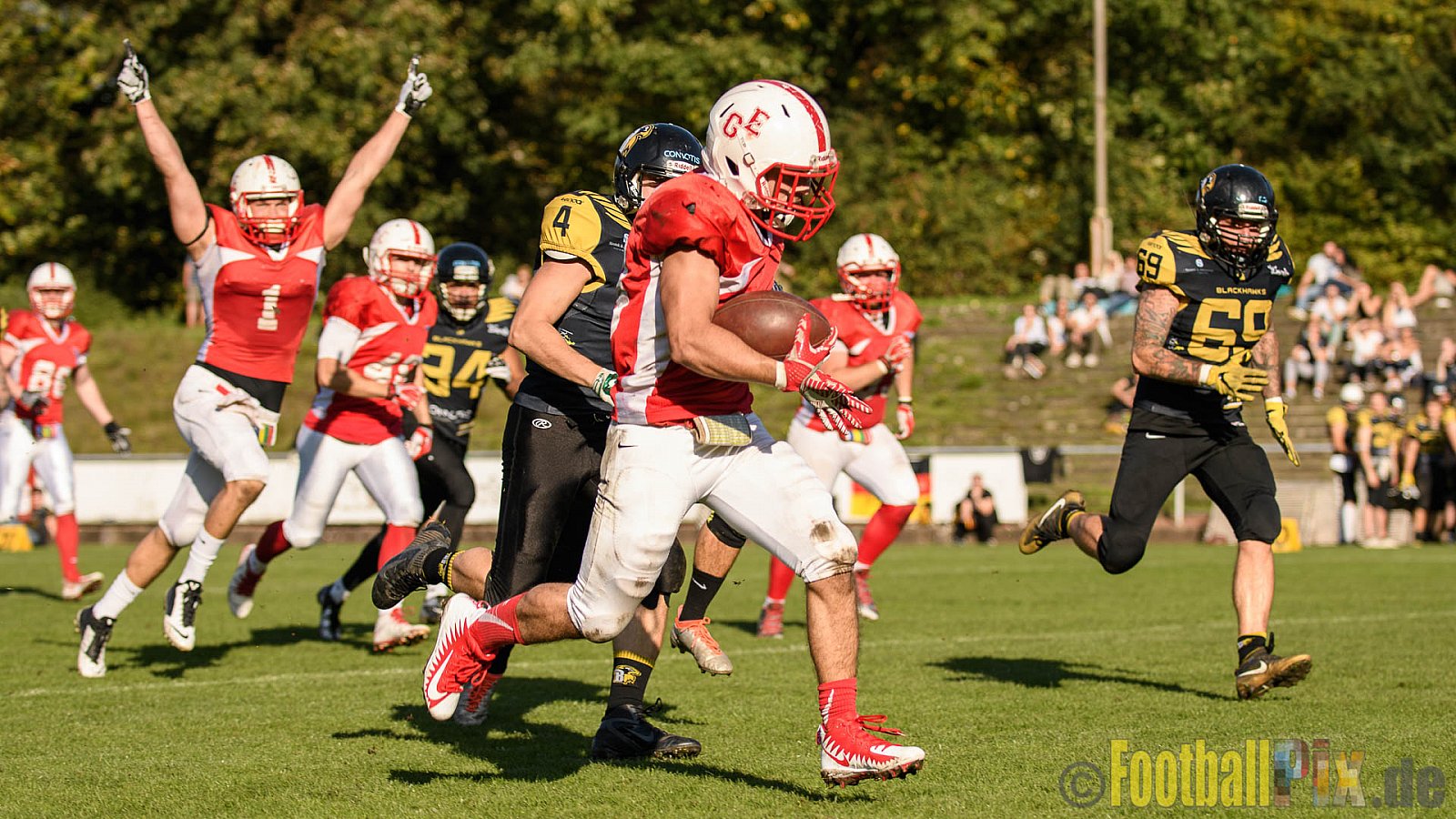 Gelsenkirchen Devils vs. Münster Blackhawks - 15.10.2017 OL NRW: Gelsenkirchen Devils vs. Münster Blackhawks (26:10)