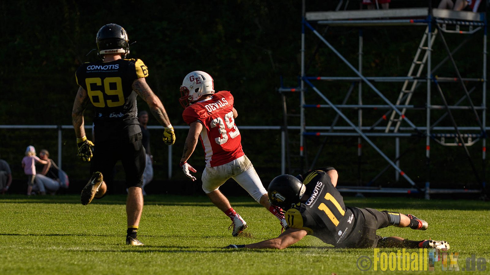 Gelsenkirchen Devils vs. Münster Blackhawks - 15.10.2017 OL NRW: Gelsenkirchen Devils vs. Münster Blackhawks (26:10)