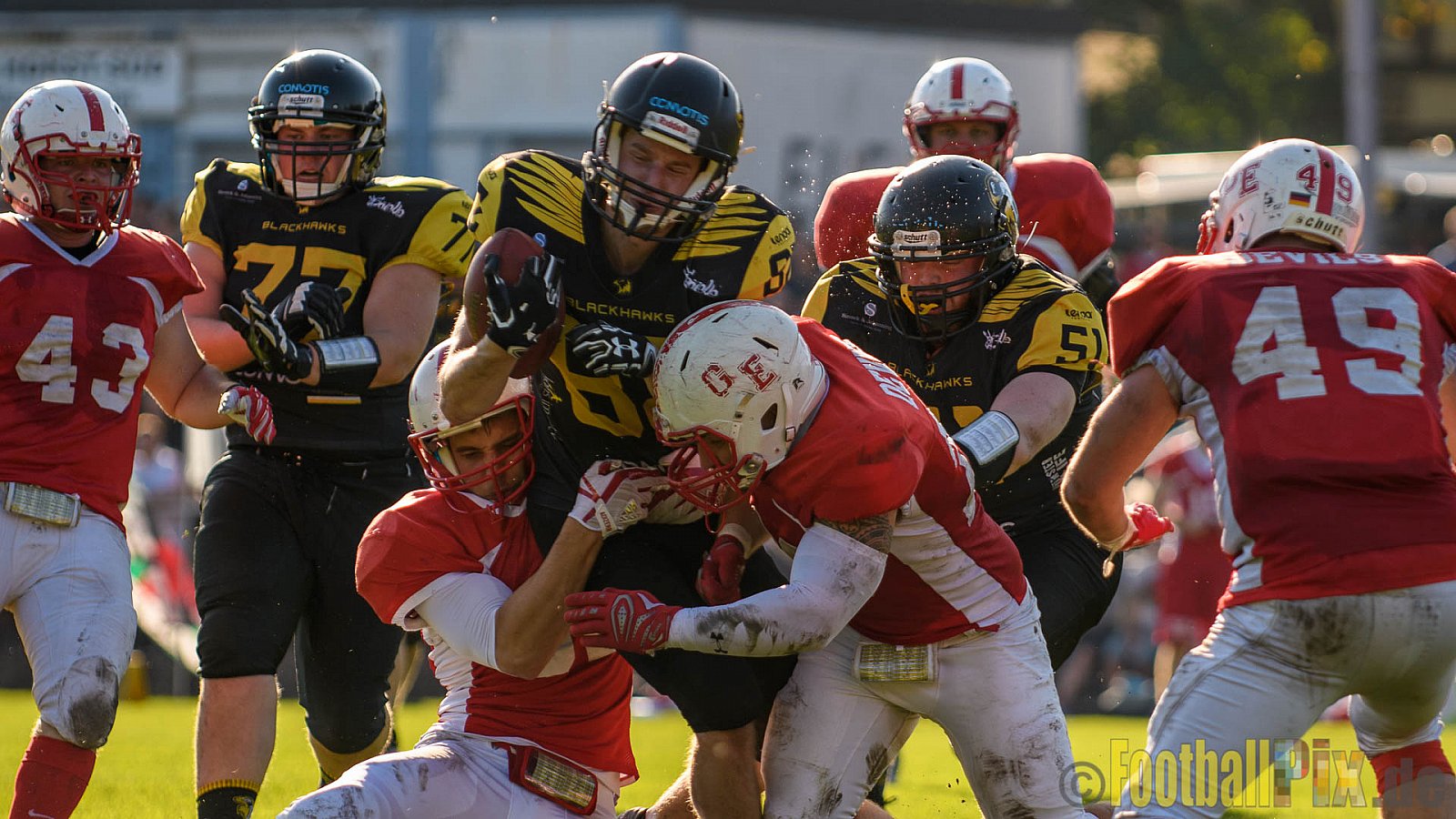 Gelsenkirchen Devils vs. Münster Blackhawks - 15.10.2017 OL NRW: Gelsenkirchen Devils vs. Münster Blackhawks (26:10)