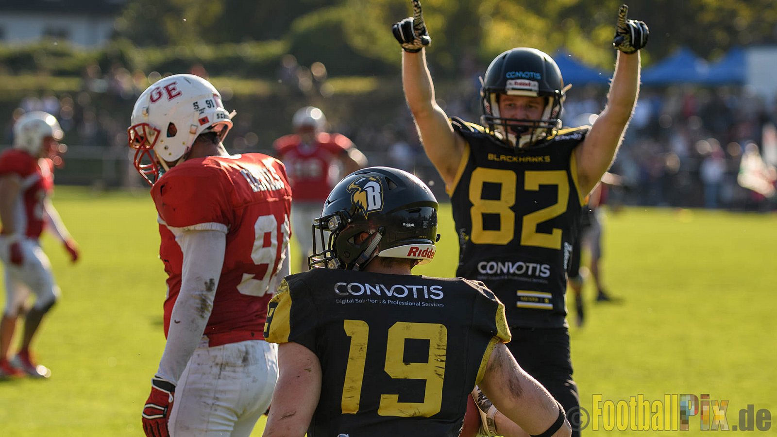 Gelsenkirchen Devils vs. Münster Blackhawks - 15.10.2017 OL NRW: Gelsenkirchen Devils vs. Münster Blackhawks (26:10)
