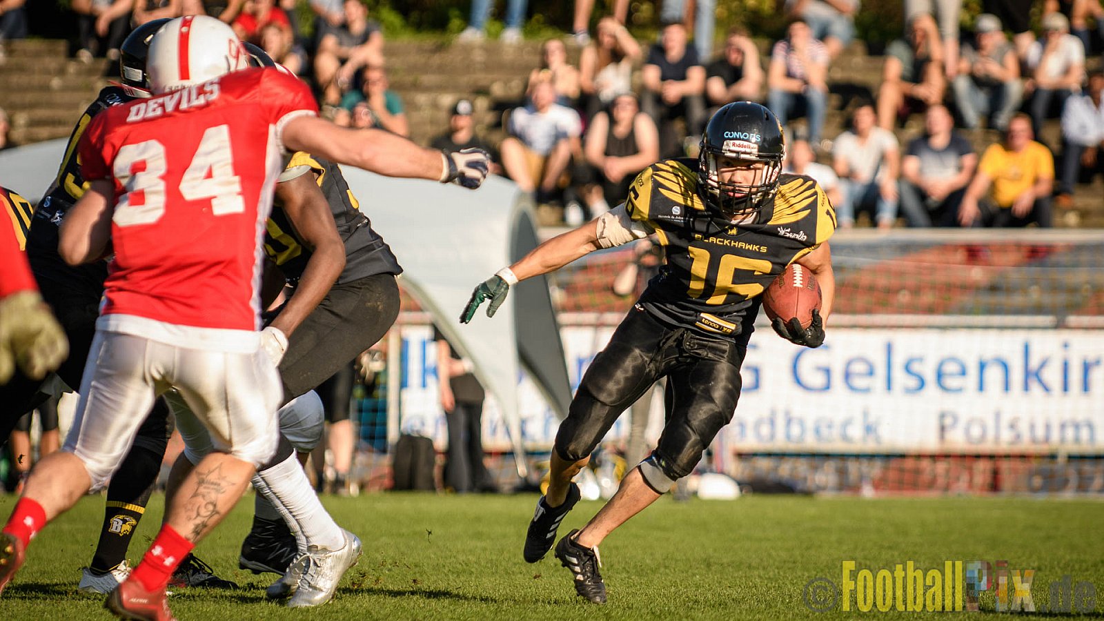 Gelsenkirchen Devils vs. Münster Blackhawks - 15.10.2017 OL NRW: Gelsenkirchen Devils vs. Münster Blackhawks (26:10)