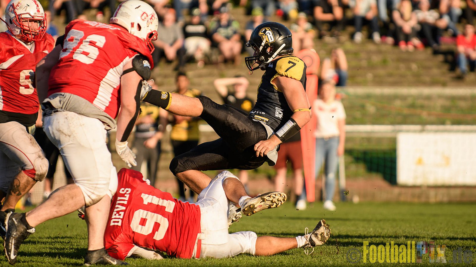 Gelsenkirchen Devils vs. Münster Blackhawks - 15.10.2017 OL NRW: Gelsenkirchen Devils vs. Münster Blackhawks (26:10)