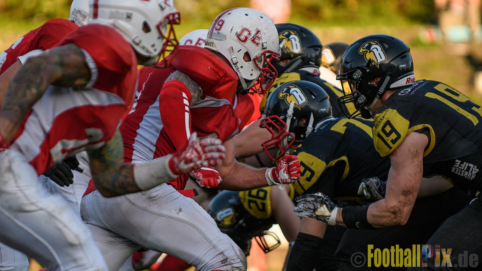 Gelsenkirchen Devils vs. Münster Blackhawks - 15.10.2017 OL NRW: Gelsenkirchen Devils vs. Münster Blackhawks (26:10)