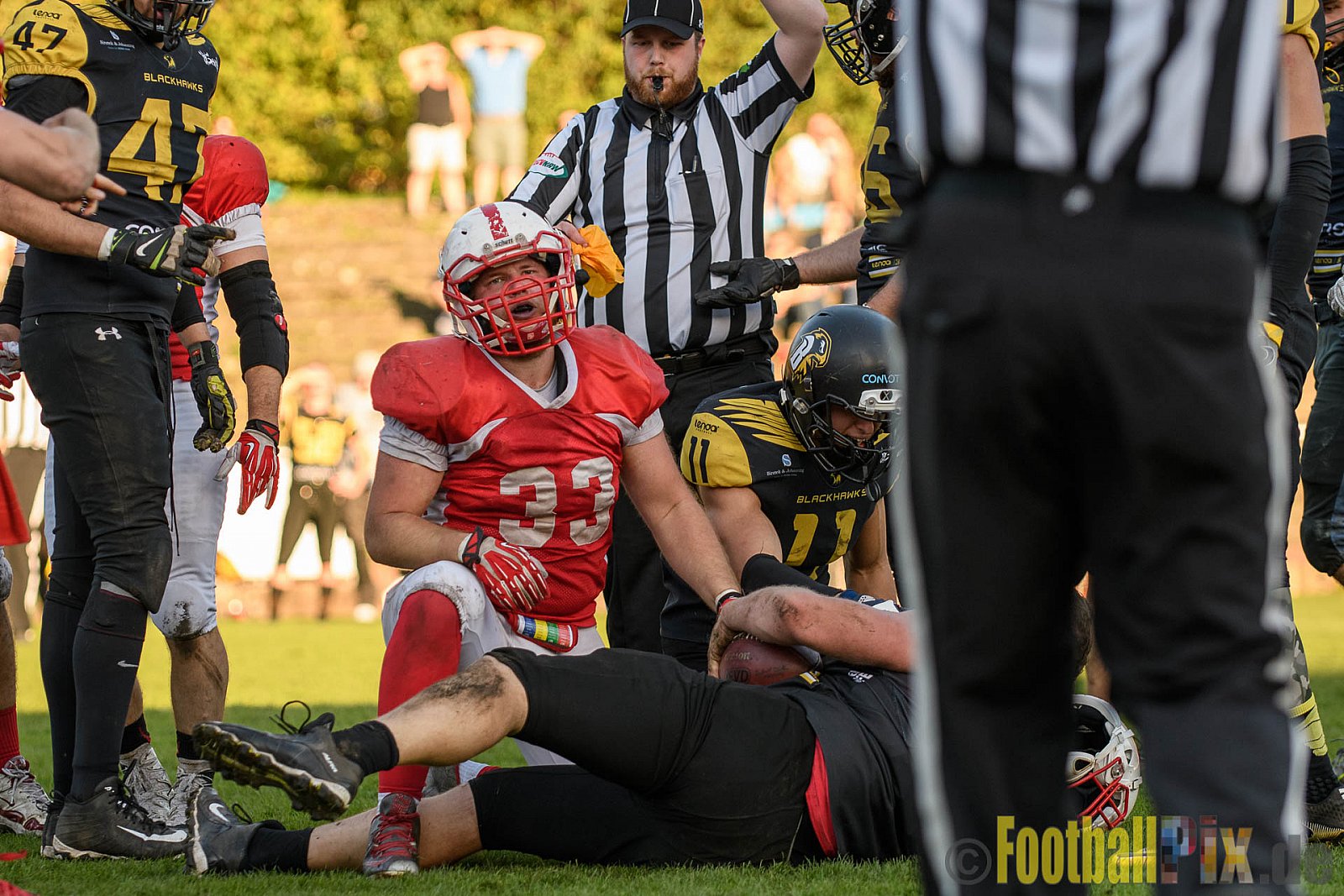 Gelsenkirchen Devils vs. Münster Blackhawks - 15.10.2017 OL NRW: Gelsenkirchen Devils vs. Münster Blackhawks (26:10)
