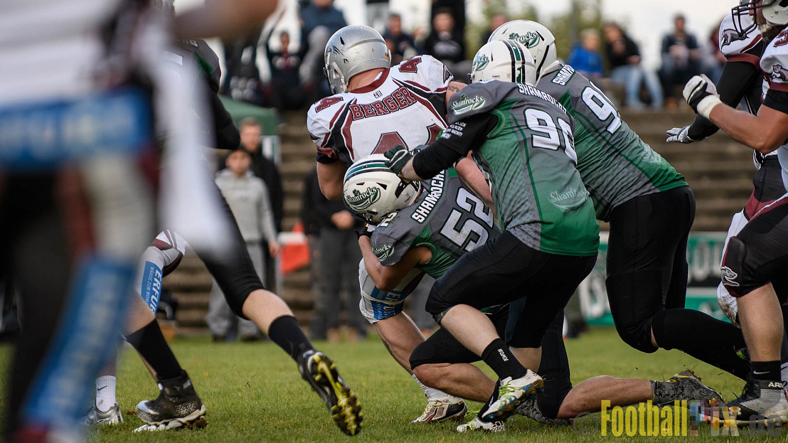 Mülheim Shamrocks vs. Wuppertal Greyhounds - 21.10.2017 VL NRW: Mülheim Shamrocks vs. Wuppertal Greyhounds (0:14)