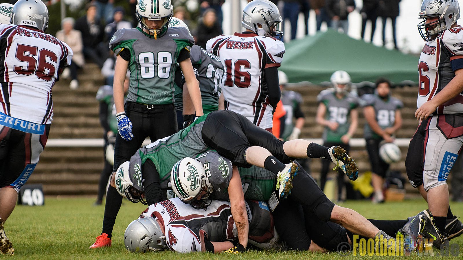 Mülheim Shamrocks vs. Wuppertal Greyhounds - 21.10.2017 VL NRW: Mülheim Shamrocks vs. Wuppertal Greyhounds (0:14)