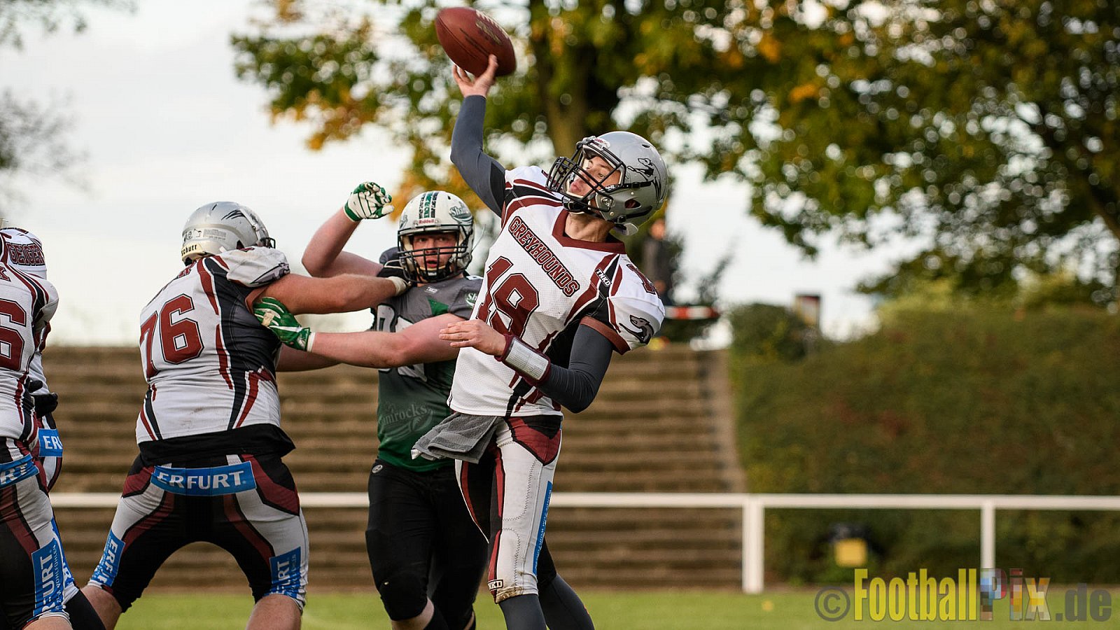 Mülheim Shamrocks vs. Wuppertal Greyhounds - 21.10.2017 VL NRW: Mülheim Shamrocks vs. Wuppertal Greyhounds (0:14)