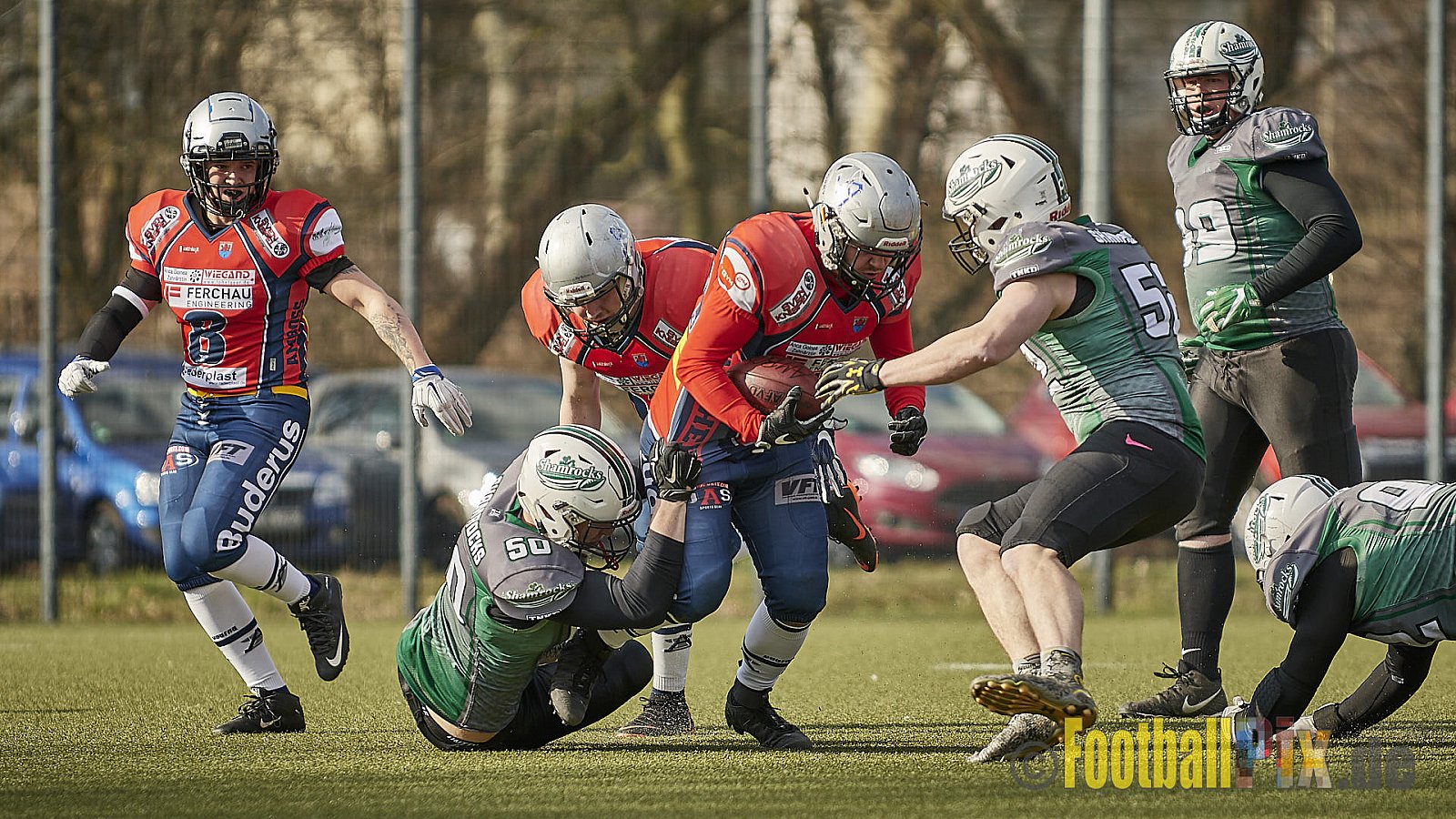 Mülheim Shamrocks vs. Remscheid Amboss - 24.03.2018 Pre-Season Game: Mülheim Shamrocks vs. Remscheid Amboss (7:34)