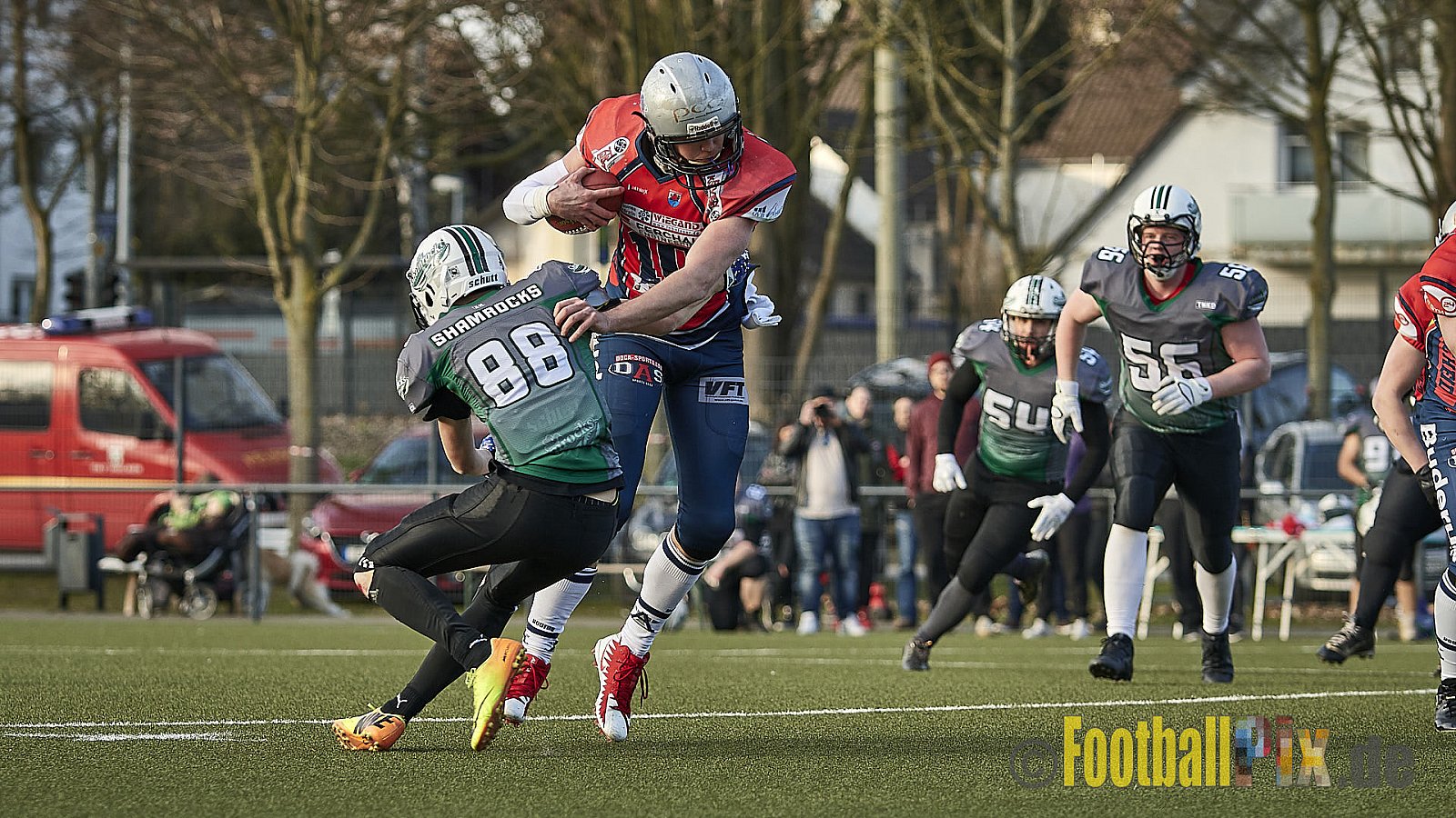 Mülheim Shamrocks vs. Remscheid Amboss - 24.03.2018 Pre-Season Game: Mülheim Shamrocks vs. Remscheid Amboss (7:34)