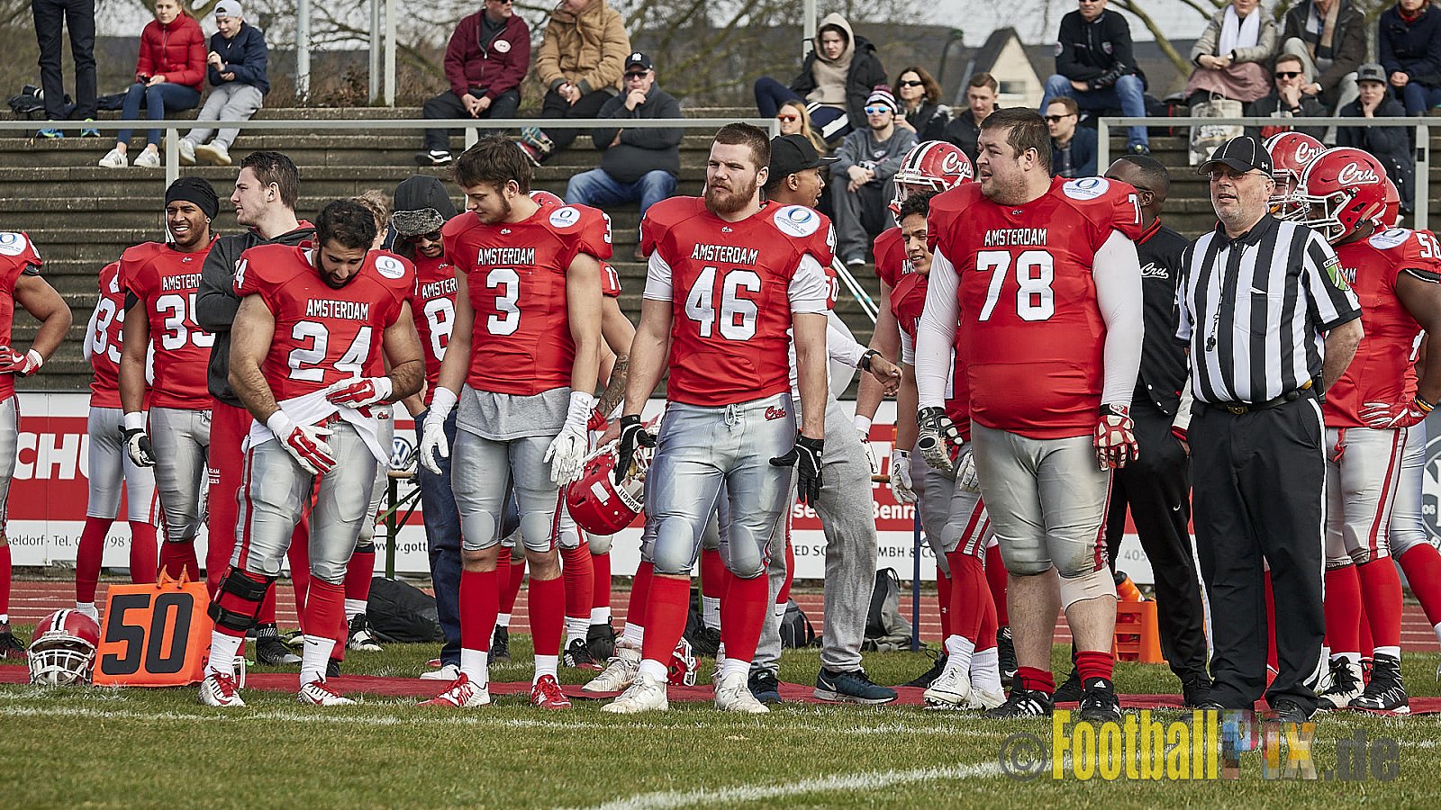 Düsseldorf Panther vs. Amsterdam Crusaders  - 25.03.2018 Pre-Season Game: Düsseldorf Panther vs. Amsterdam Crusaders (7:20)