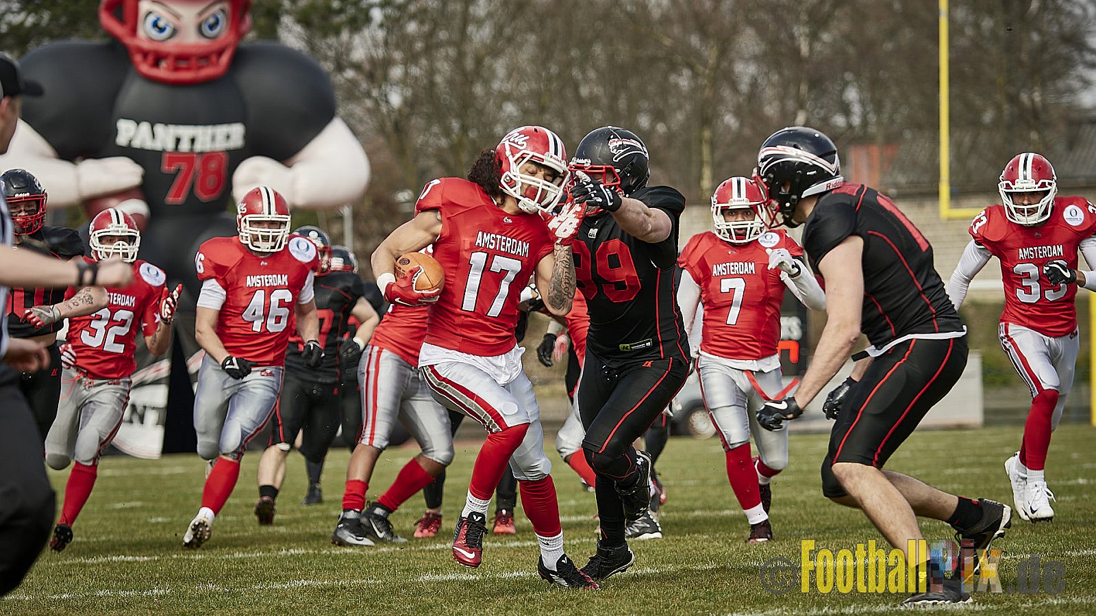 Düsseldorf Panther vs. Amsterdam Crusaders  - 25.03.2018 Pre-Season Game: Düsseldorf Panther vs. Amsterdam Crusaders (7:20)