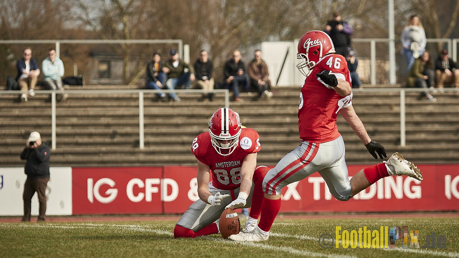 Düsseldorf Panther vs. Amsterdam Crusaders  - 25.03.2018 Pre-Season Game: Düsseldorf Panther vs. Amsterdam Crusaders (7:20)