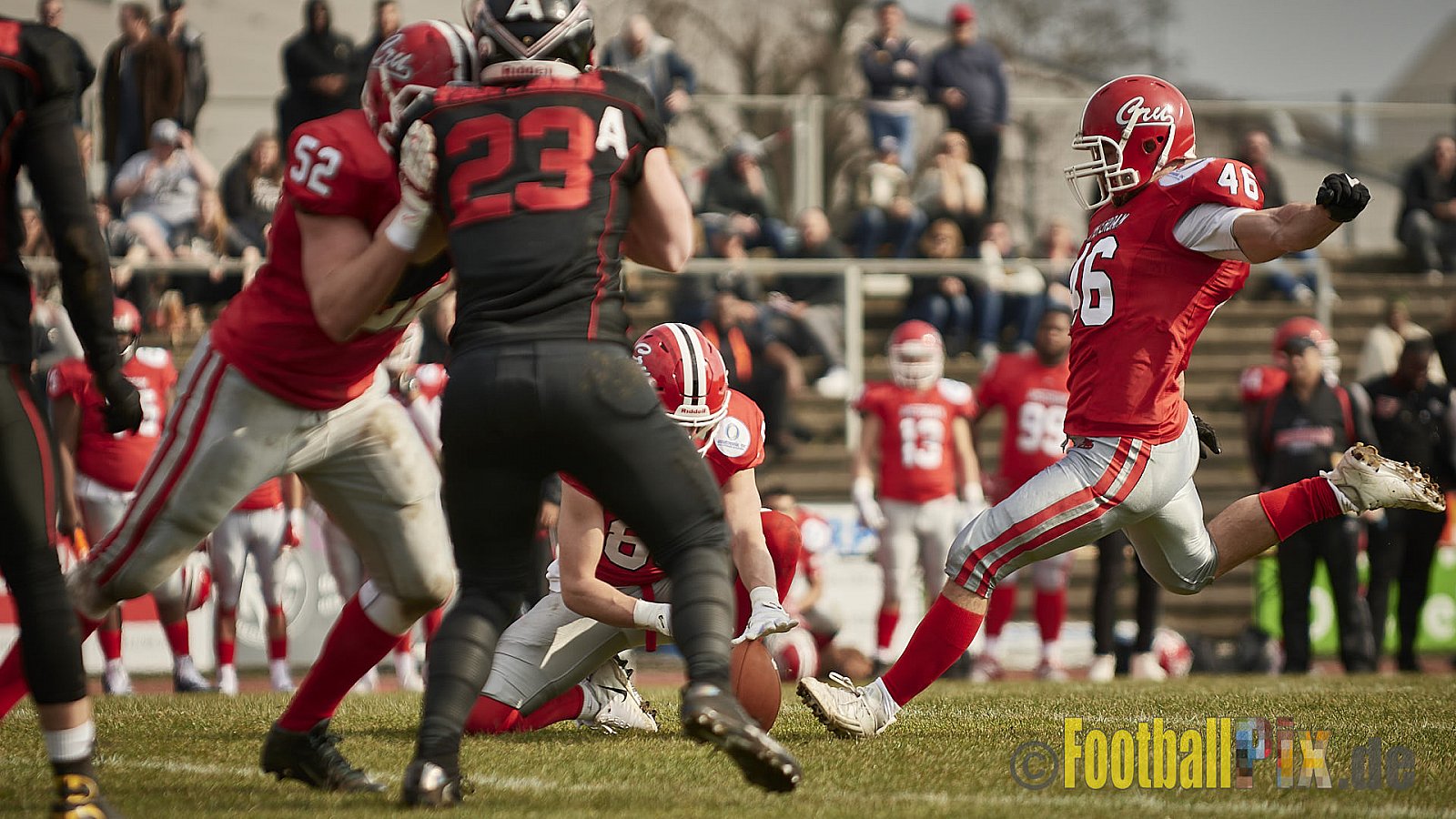 Düsseldorf Panther vs. Amsterdam Crusaders  - 25.03.2018 Pre-Season Game: Düsseldorf Panther vs. Amsterdam Crusaders (7:20)