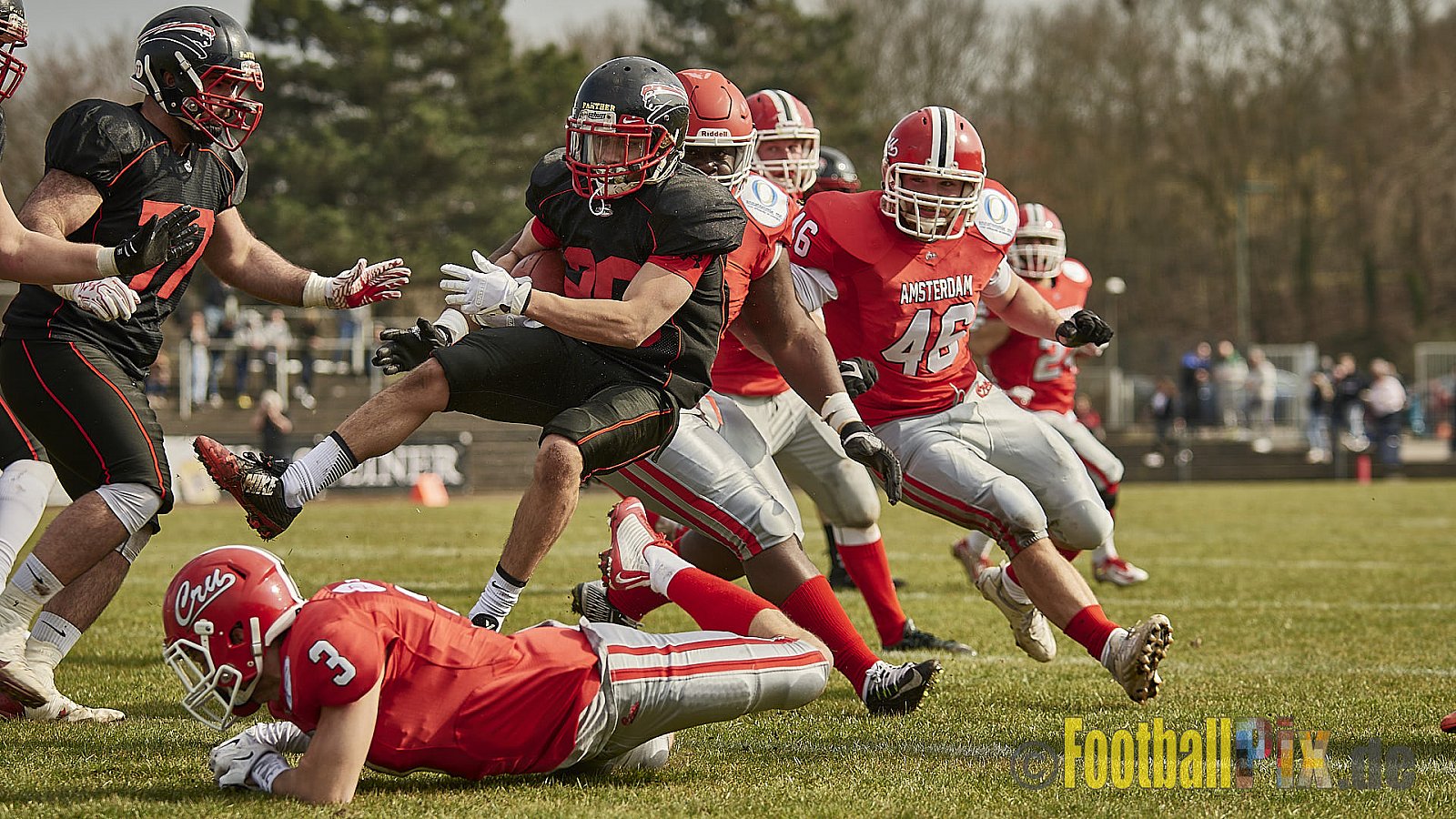 Düsseldorf Panther vs. Amsterdam Crusaders  - 25.03.2018 Pre-Season Game: Düsseldorf Panther vs. Amsterdam Crusaders (7:20)