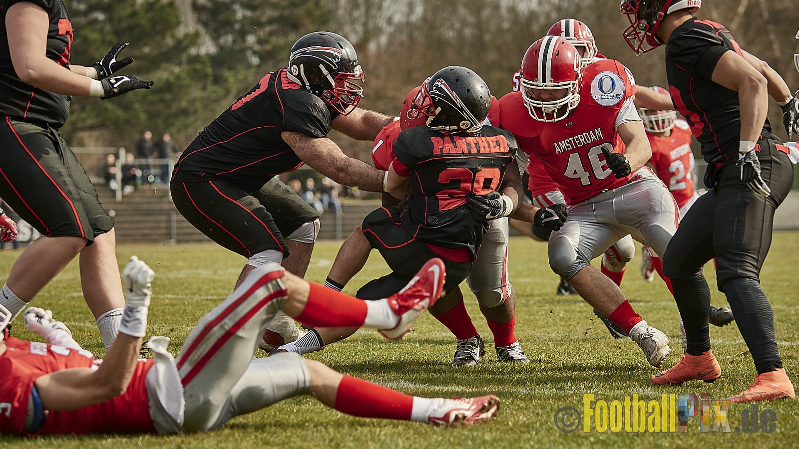 Düsseldorf Panther vs. Amsterdam Crusaders  - 25.03.2018 Pre-Season Game: Düsseldorf Panther vs. Amsterdam Crusaders (7:20)