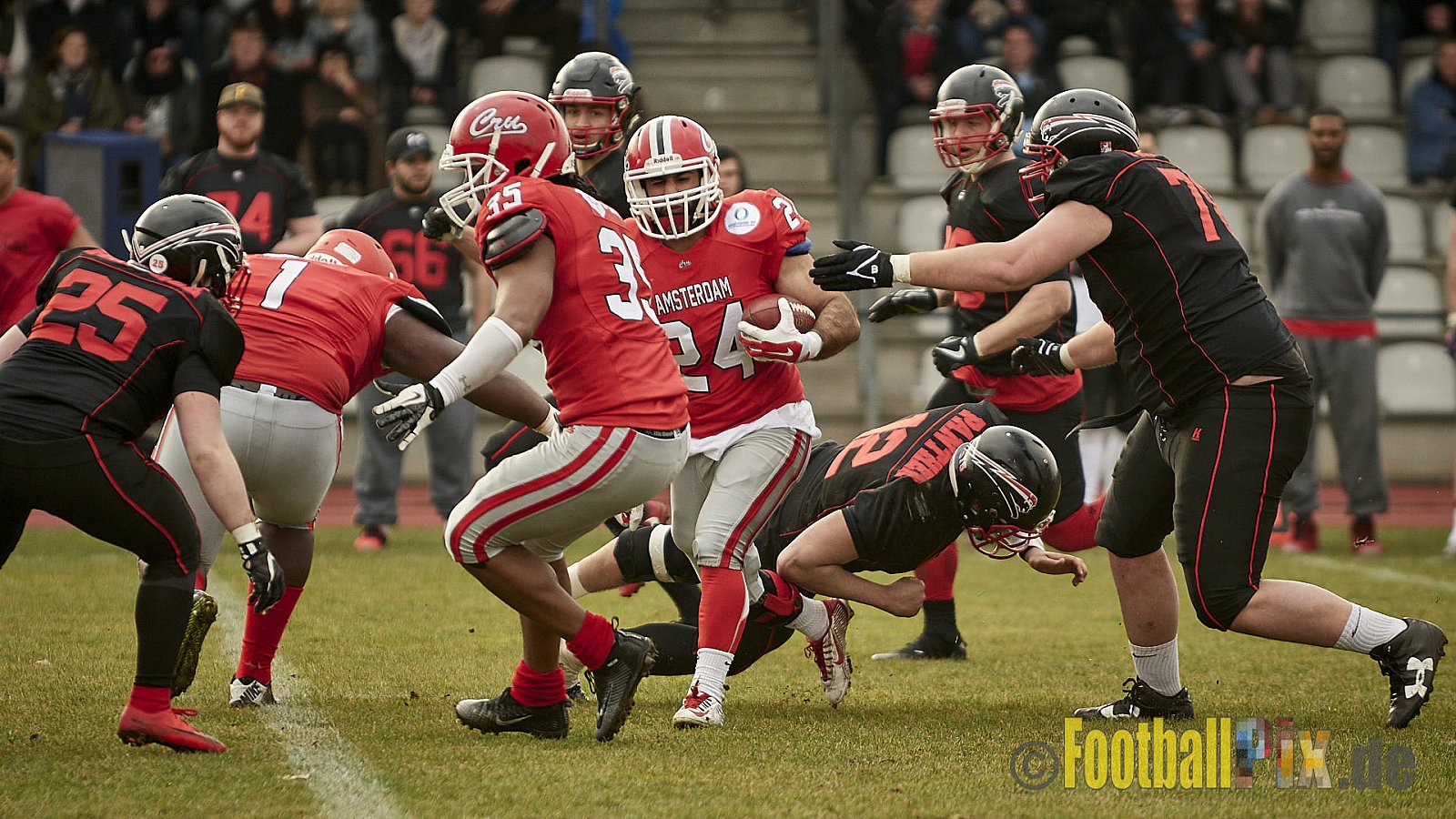 Düsseldorf Panther vs. Amsterdam Crusaders  - 25.03.2018 Pre-Season Game: Düsseldorf Panther vs. Amsterdam Crusaders (7:20)