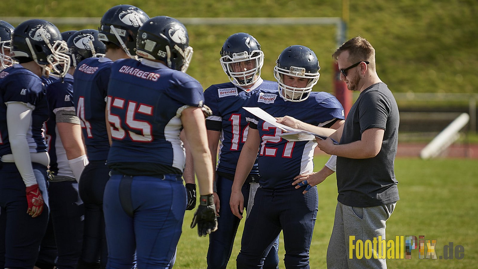 Recklinghausen Chargers vs. Schiefbahn Riders  - 07.04.2018 Pre-Season Game: Recklinghausen Chargers vs. Schiefbahn Riders (6:7)