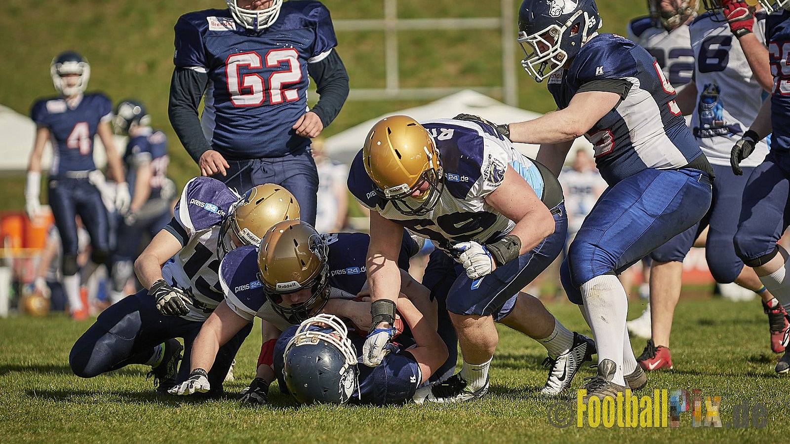 Recklinghausen Chargers vs. Schiefbahn Riders  - 07.04.2018 Pre-Season Game: Recklinghausen Chargers vs. Schiefbahn Riders (6:7)