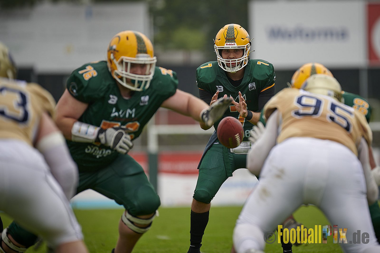 German Football League 2021 Cologne Crocodiles vs. Dresden Monarchs im Südstadion, Vorgebirgstraße 76, 50969 Köln, Punkte Endstand 48 : 41.
[Bildnummer: 2021-06-05_0121] - CologneCrocodilesVsDresdenMonarchs