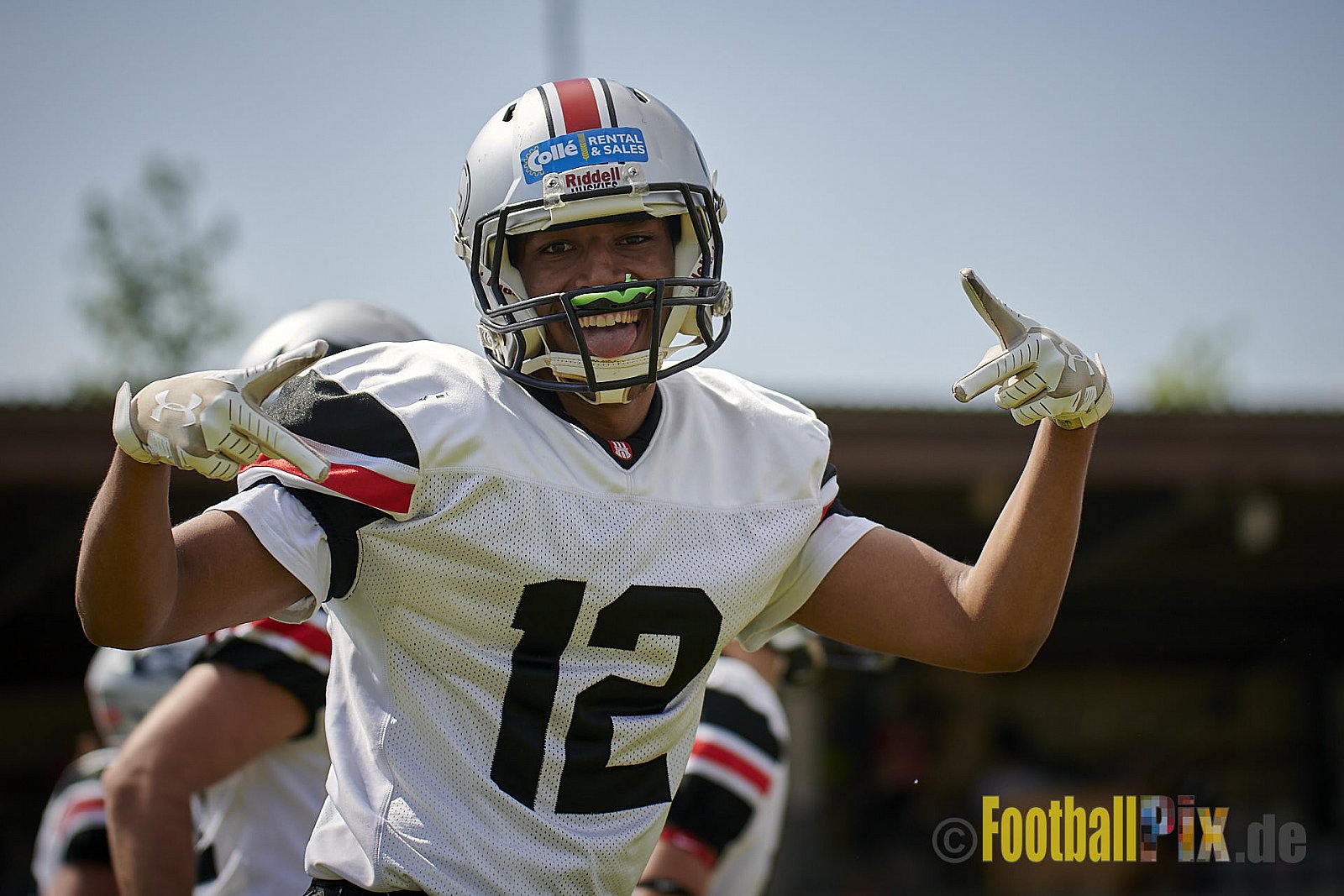 GFL2 Season 2021 Düsseldorf Panther vs. Hamburg Huskies am 12.06.2021 im Stadion VfL Benrath, Karl-Hohmann-Straße 70, 40597 Düsseldorf, Punkte Endstand 12 : 06.
[Bildnummer: 2021-06-12_0010] - DPantherVsHamburgHuskies