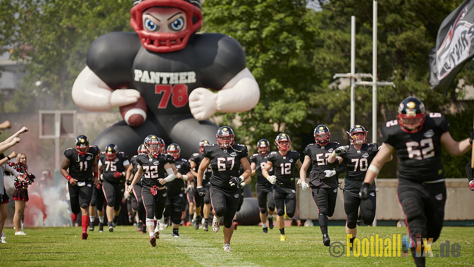 GFL2 Season 2021 Düsseldorf Panther vs. Solingen Paladins am 26.06.2021 im Stadion VfL Benrath, Karl-Hohmann-Straße 70, 40597 Düsseldorf, Punkte Endstand 13 : 00.
[Bildnummer: 2021-06-26_0025] - DPantherVsSolingenPaladins