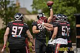 GFL2 Season 2021 Düsseldorf Panther vs. Solingen Paladins am 26.06.2021 im Stadion VfL Benrath, Karl-Hohmann-Straße 70, 40597 Düsseldorf, Punkte Endstand 13 : 00.
[Bildnummer: 2021-06-26_0095] - DPantherVsSolingenPaladins