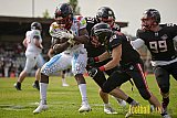 GFL2 Season 2021 Düsseldorf Panther vs. Solingen Paladins am 26.06.2021 im Stadion VfL Benrath, Karl-Hohmann-Straße 70, 40597 Düsseldorf, Punkte Endstand 13 : 00.
[Bildnummer: 2021-06-26_0186] - DPantherVsSolingenPaladins