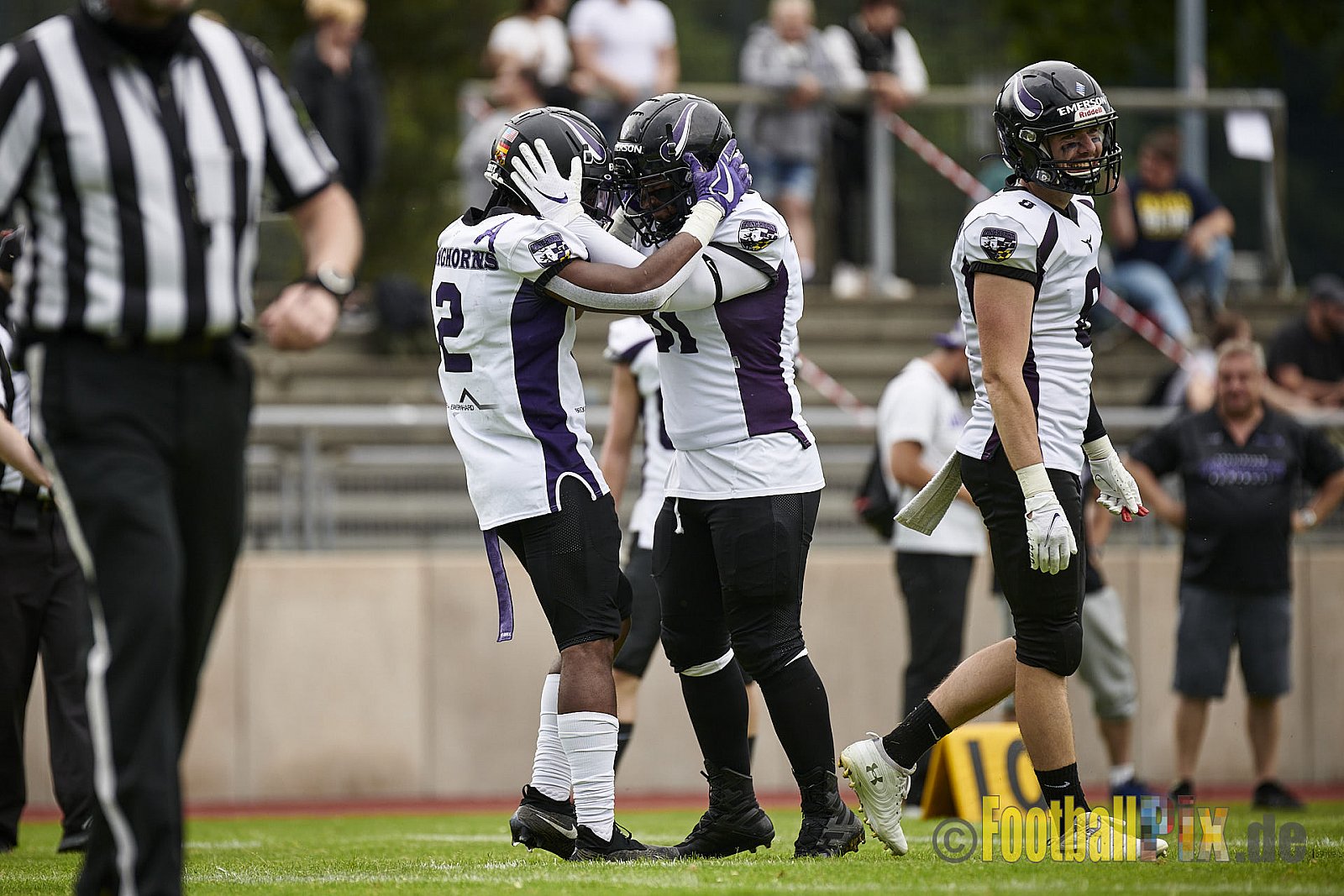 GFL2 Season 2021 Assindia Cardinals vs. Langenfeld Longhorns am 4.07.2021 im Stadion Am Hallo, Hallostraße, 45141 Essen. Endstand des Spiels 28 : 31.
[Bildnummer: 2021-07-04_0070] - AssindiaCardinalsVsLangenfeldLonghorns