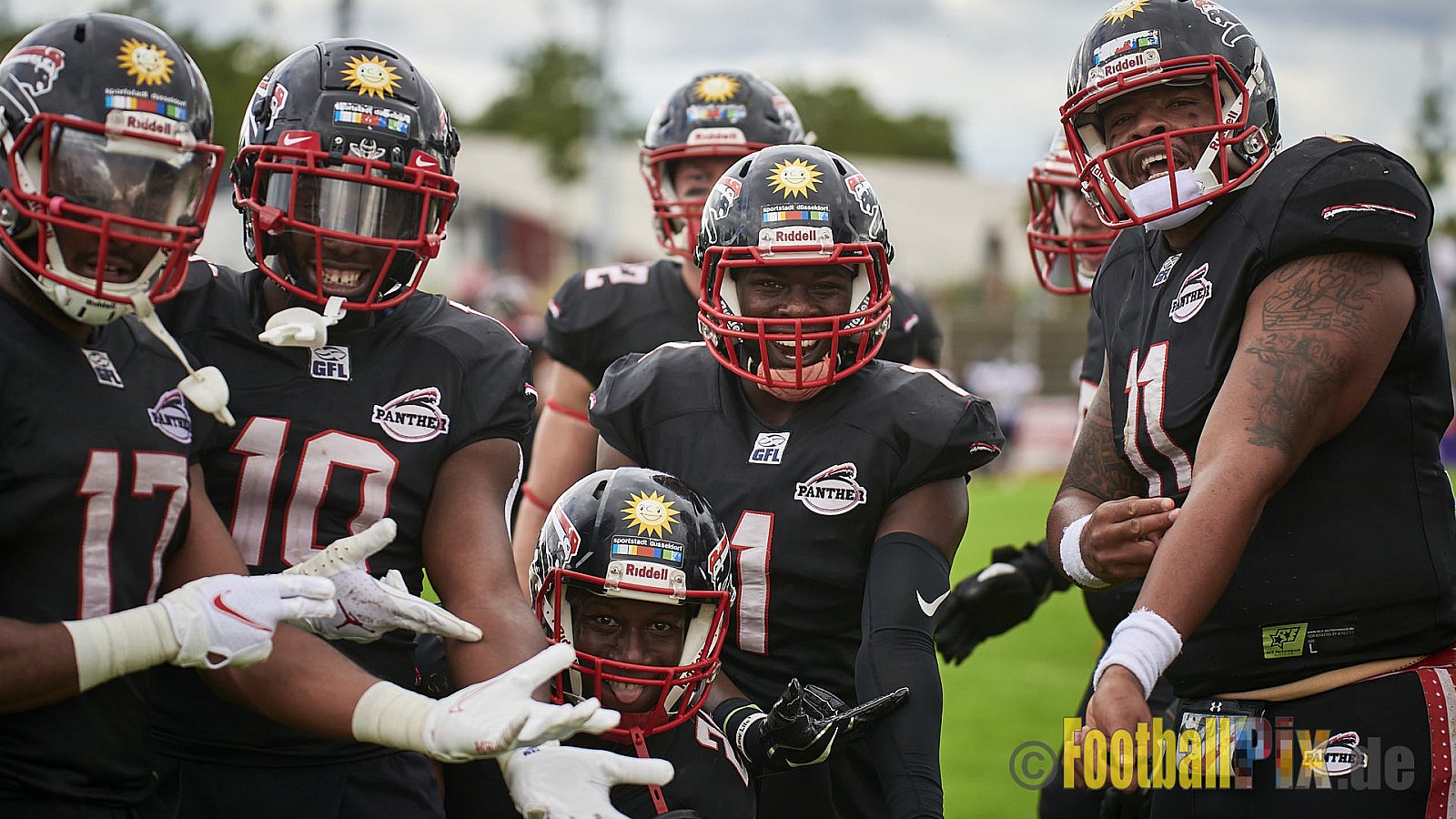 GFL2 Season 2021 Düsseldorf Panther vs. Langenfeld Longhorns am 7.08.2021 im Stadion VfL Benrath, Karl-Hohmann-Straße 70, 40597 Düsseldorf, Punkte Endstand 17 : 0.
[Bildnummer: 2021-08-07_0144]Düsseldorf Panther vs. Langenfeld Longhorns am 7.08.2021 - DPantherVsLangenfeldLonghorns