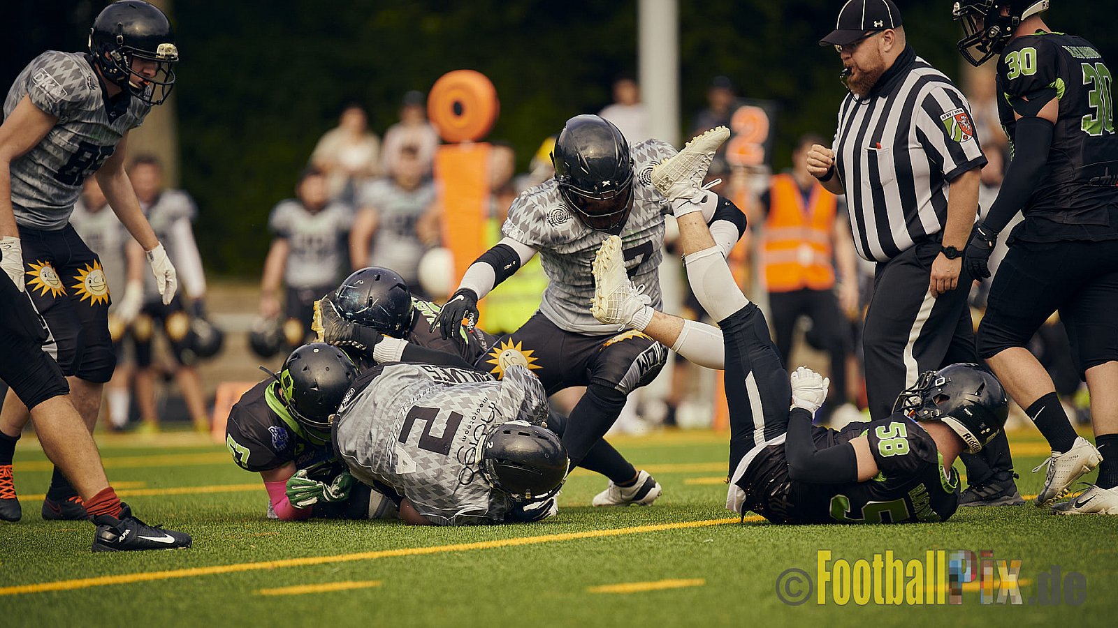AFCV NRW Landesliga Season 2021 Herne Black Barons vs. Minden Wolves am 26.09.2021 im Stadion Horststadion, Gartenstraße 12-16, 44625 Herne, Punkte Endstand 03 : 27.
[Bildnummer: 2021-09-26_0053] - HerneBlackBaronsVsMindenWolves