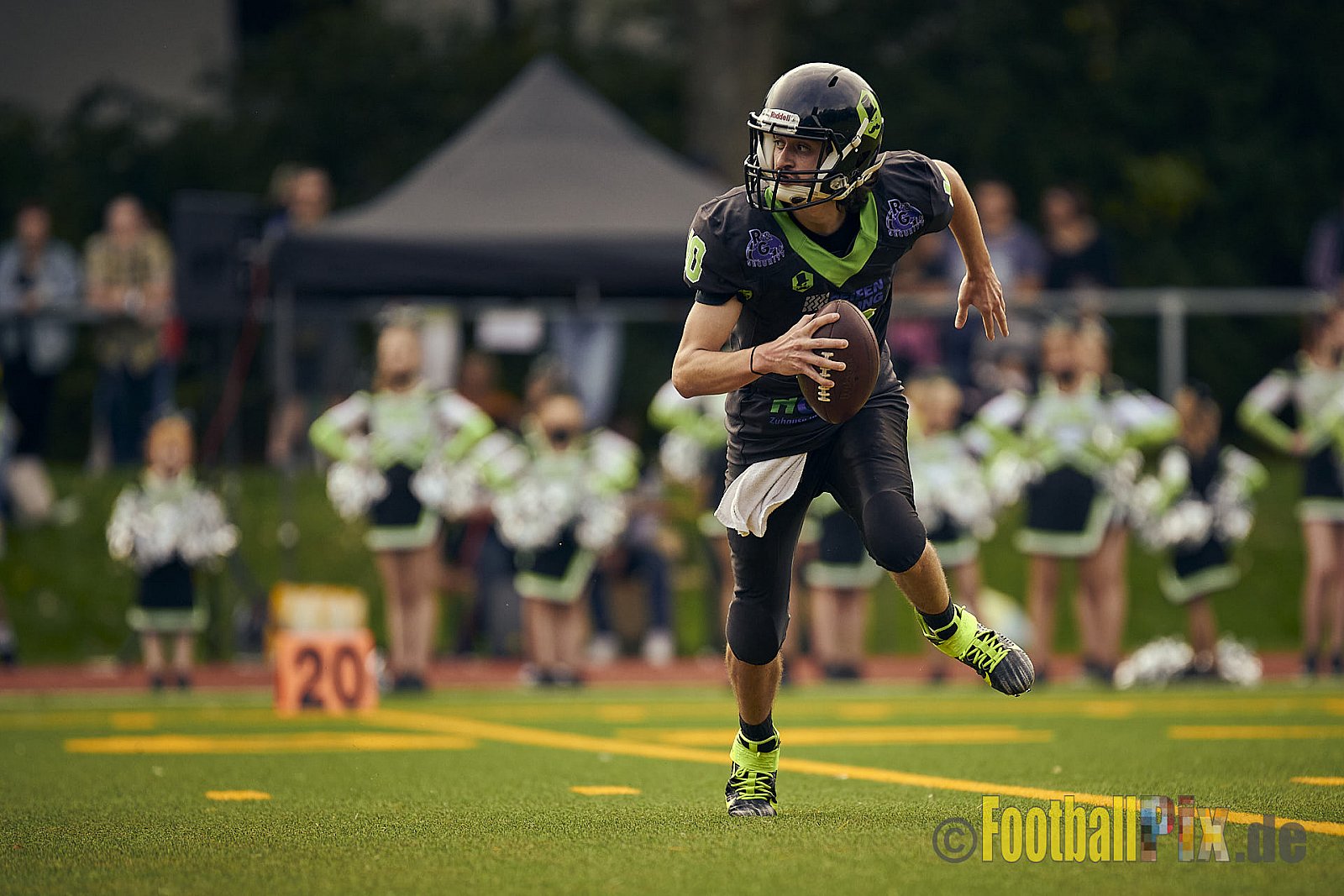 AFCV NRW Landesliga Season 2021 Herne Black Barons vs. Minden Wolves am 26.09.2021 im Stadion Horststadion, Gartenstraße 12-16, 44625 Herne, Punkte Endstand 03 : 27.
[Bildnummer: 2021-09-26_0331] - HerneBlackBaronsVsMindenWolves