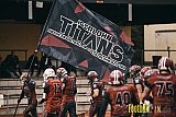 AFCV NRW Verbandsliga Season 2021 Iserlohn Titans vs. Minden Wolves am 16.10.2021 im Hermberg Statdion S&uuml;d, Immermannstra&szlig;e, 58636 Iserlohn, Punkte Endstand 9 : 16.[Bildnummer: 2021-10-16_0040] - IserlohnTitansVsMindenWolves