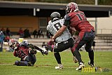 AFCV NRW Verbandsliga Season 2021 Iserlohn Titans vs. Minden Wolves am 16.10.2021 im Hermberg Statdion S&uuml;d, Immermannstra&szlig;e, 58636 Iserlohn, Punkte Endstand 9 : 16.[Bildnummer: 2021-10-16_0133] - IserlohnTitansVsMindenWolves