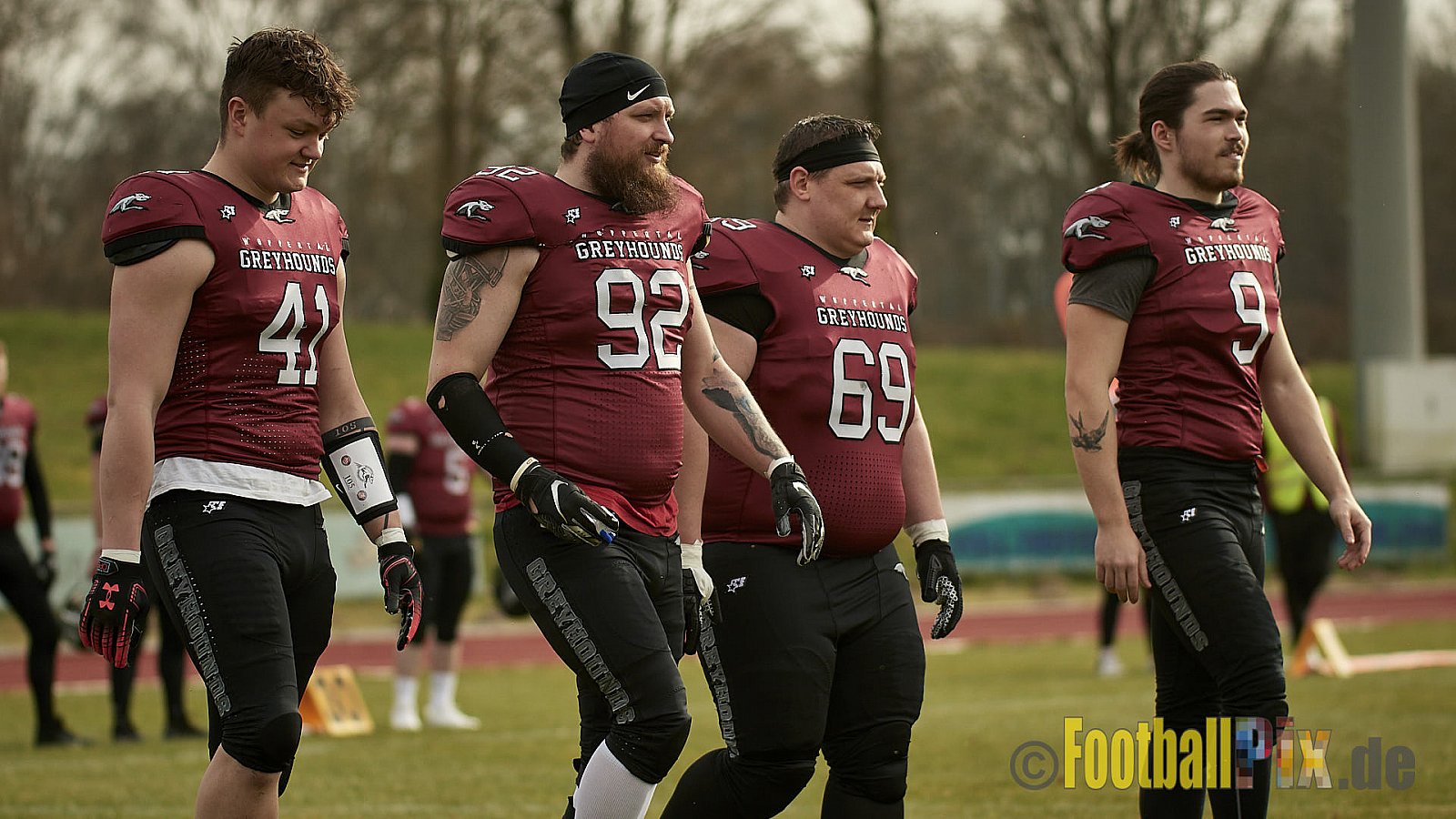 AFCV NRW Freundschaftsspiel Season 2022 Troisdorf Jets vs. Wuppertal Greyhounds am 12.03.2022 im Aggerstadion Troisdorf, Taubengasse 199, 53840 Troisdorf, Punkte Endstand 31 : 07.
[Bildnummer: 2022-03-12_0025] - TroisdorfJetsVsWuppertalGreyhounds