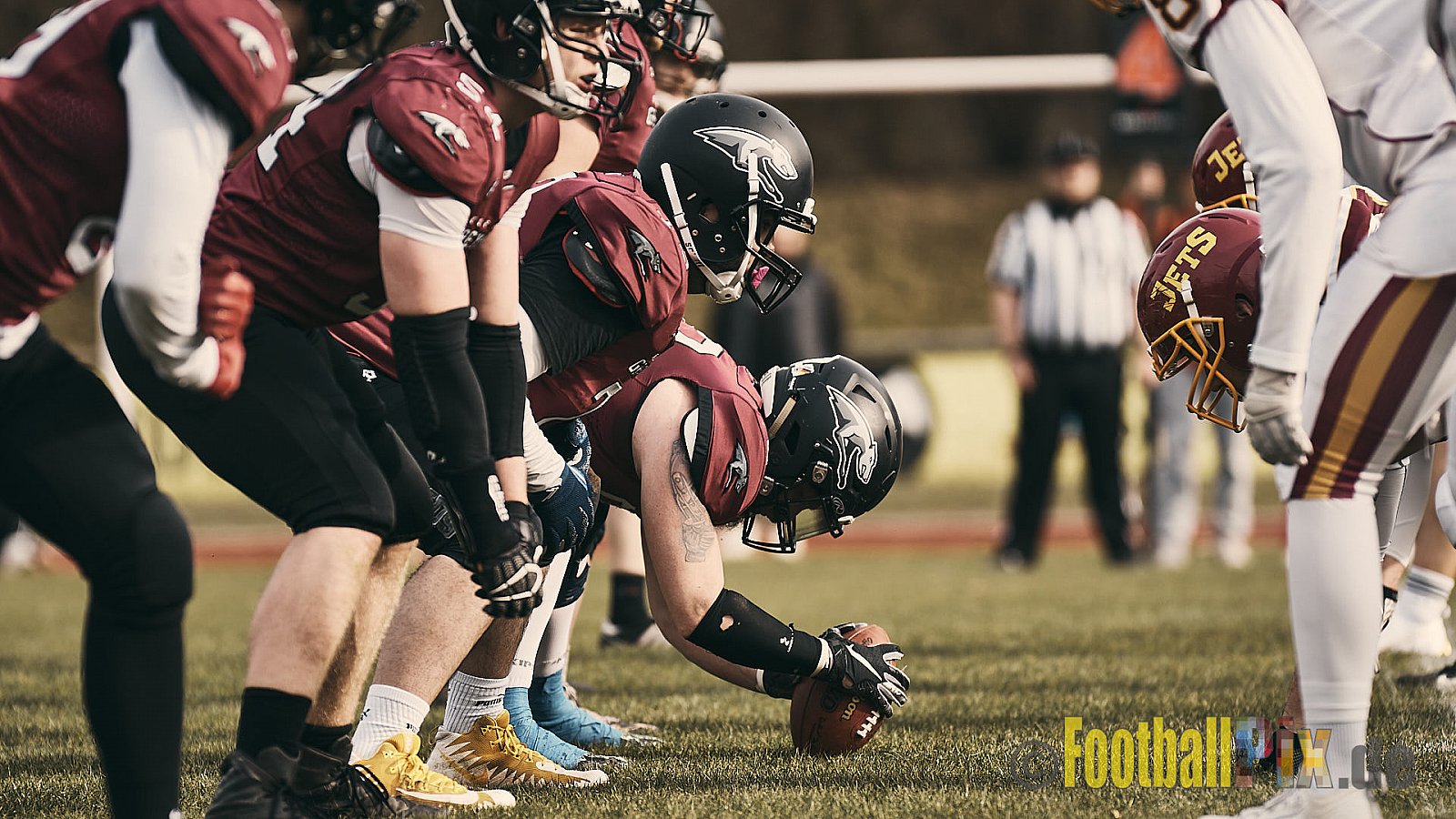 AFCV NRW Freundschaftsspiel Season 2022 Troisdorf Jets vs. Wuppertal Greyhounds am 12.03.2022 im Aggerstadion Troisdorf, Taubengasse 199, 53840 Troisdorf, Punkte Endstand 31 : 07.
[Bildnummer: 2022-03-12_0094] - TroisdorfJetsVsWuppertalGreyhounds