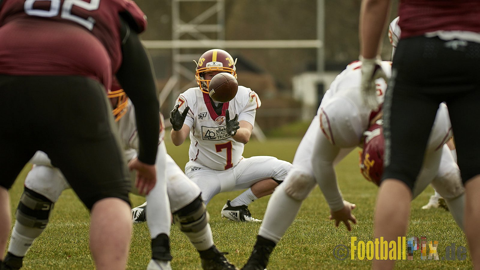 AFCV NRW Freundschaftsspiel Season 2022 Troisdorf Jets vs. Wuppertal Greyhounds am 12.03.2022 im Aggerstadion Troisdorf, Taubengasse 199, 53840 Troisdorf, Punkte Endstand 31 : 07.
[Bildnummer: 2022-03-12_0164] - TroisdorfJetsVsWuppertalGreyhounds