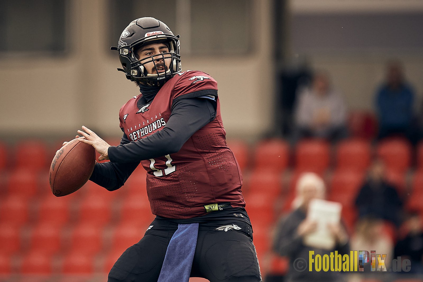 AFCV NRW Freundschaftsspiel Season 2022 Troisdorf Jets vs. Wuppertal Greyhounds am 12.03.2022 im Aggerstadion Troisdorf, Taubengasse 199, 53840 Troisdorf, Punkte Endstand 31 : 07.
[Bildnummer: 2022-03-12_0282] - TroisdorfJetsVsWuppertalGreyhounds