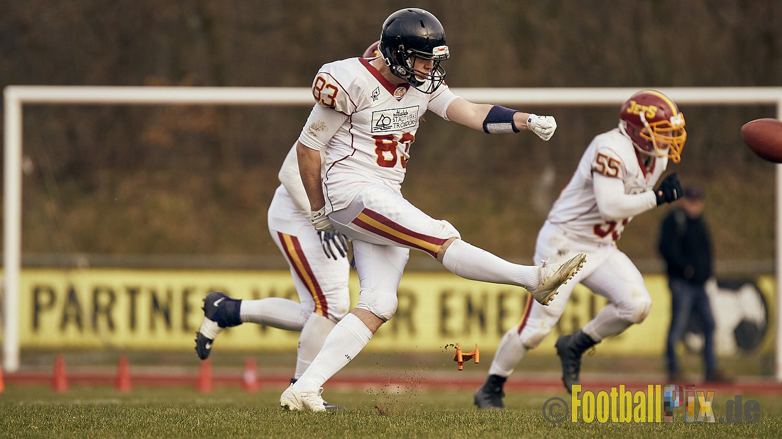 AFCV NRW Freundschaftsspiel Season 2022 Troisdorf Jets vs. Wuppertal Greyhounds am 12.03.2022 im Aggerstadion Troisdorf, Taubengasse 199, 53840 Troisdorf, Punkte Endstand 31 : 07.
[Bildnummer: 2022-03-12_0342] - TroisdorfJetsVsWuppertalGreyhounds
