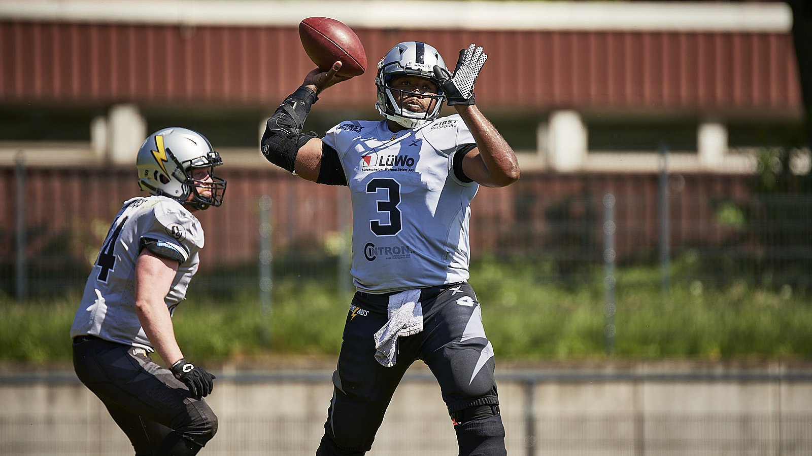 AFCV NRW Liga Season 2022 Oberhausen Tornados vs. Lüdenscheid Lightnings am 15.05.2022 im Stadion Sterkrade, 46145 Oberhausen, Punkte Endstand 26 : 36.
[Bildnummer: 2022-05-15_0035] - OberhausenTornadosVsLuedenscheidLightnings