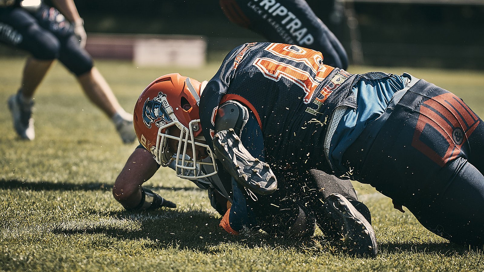 AFCV NRW Liga Season 2022 Oberhausen Tornados vs. Lüdenscheid Lightnings am 15.05.2022 im Stadion Sterkrade, 46145 Oberhausen, Punkte Endstand 26 : 36.
[Bildnummer: 2022-05-15_0043] - OberhausenTornadosVsLuedenscheidLightnings