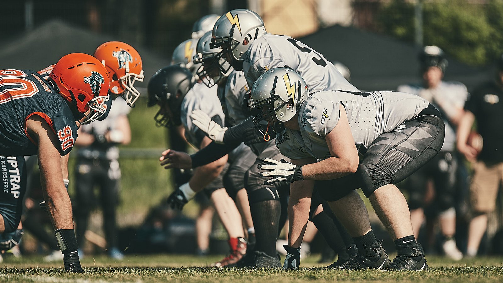 AFCV NRW Liga Season 2022 Oberhausen Tornados vs. Lüdenscheid Lightnings am 15.05.2022 im Stadion Sterkrade, 46145 Oberhausen, Punkte Endstand 26 : 36.
[Bildnummer: 2022-05-15_0198] - OberhausenTornadosVsLuedenscheidLightnings