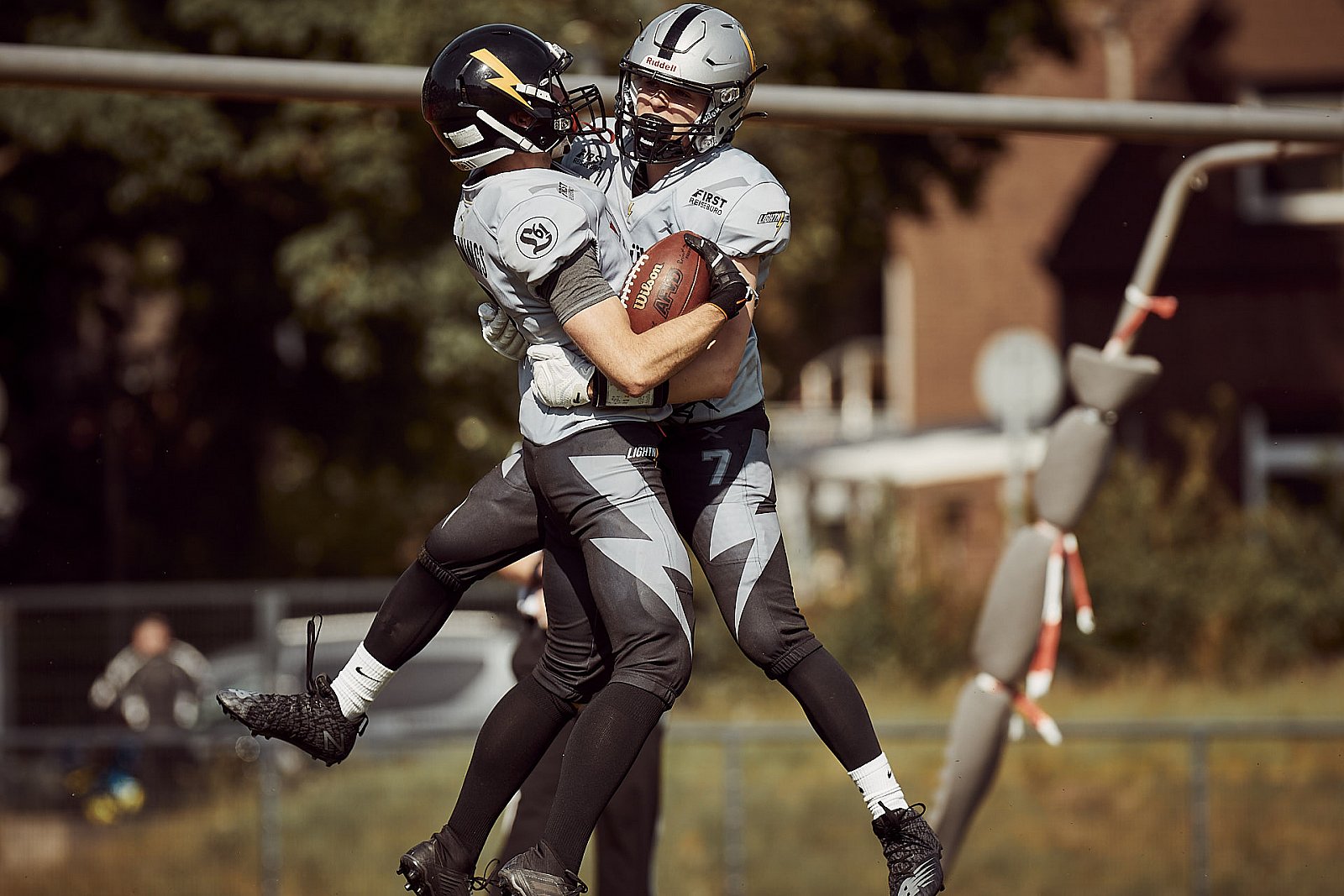 AFCV NRW Liga Season 2022 Oberhausen Tornados vs. Lüdenscheid Lightnings am 15.05.2022 im Stadion Sterkrade, 46145 Oberhausen, Punkte Endstand 26 : 36.
[Bildnummer: 2022-05-15_0219] - OberhausenTornadosVsLuedenscheidLightnings