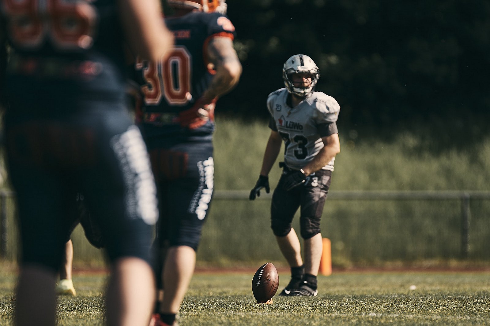 AFCV NRW Liga Season 2022 Oberhausen Tornados vs. Lüdenscheid Lightnings am 15.05.2022 im Stadion Sterkrade, 46145 Oberhausen, Punkte Endstand 26 : 36.
[Bildnummer: 2022-05-15_0241] - OberhausenTornadosVsLuedenscheidLightnings