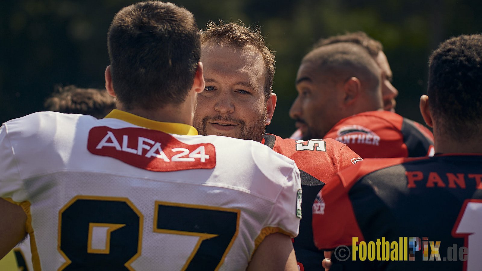 GFL Season 2022 Düsseldorf Panther vs. Berlin Adler am 4.06.2022 im Stadion VfL Benrath, Karl-Hohmann-Straße 70, 40597 Düsseldorf. Spiel Endstand 0 : 21. Bildnummer: 2022-06-04_0116 - DPantherVsBerlinAdler