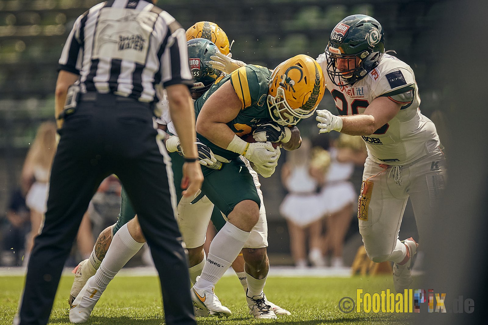GFL Season 2022 Cologne Crocodiles vs. Kiel Baltic Hurricanes am 11.06.2022 im Stadion Stadion Höhenberg, Höhenberger Ring, 51103 Köln. Punkte Endstand 49 : 00. Bildnummer: 2022-06-11_0684 - CologneCrocodilesVsKielBalticHurricanes