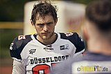 Spiel der GFL Season 2022 Düsseldorf Panther vs. Dresden Monarchs am 30.07.2022 im Stadion VfL Benrath, Karl-Hohmann-Straße 70, 40597 Düsseldorf, Punkte Endstand 00 : 21.
[Bildnummer: 2022-07-30_0118] - DPantherVsDresdenMonarchs