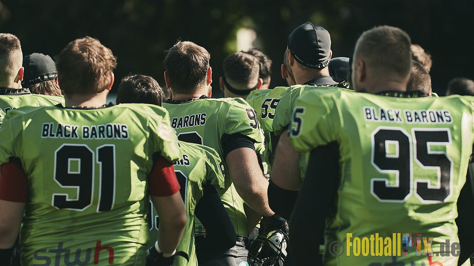 AFCV NRW Verbandsliga Ost Season 2022 Herne Black Barons vs. Minden Wolves am 25.09.2022 im Stadion Horststadion, Gartenstraße 12-16, 44625 Herne, Punkte Endstand 12 : 34.
[Bildnummer: 2022-09-25_0057] - HerneBlackBaronsMindenWolves